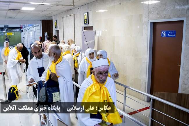 اعزام زائرین سرزمین وحی (حجاج) آذربایجان‌غربی از فرودگاه بین‌الملل�