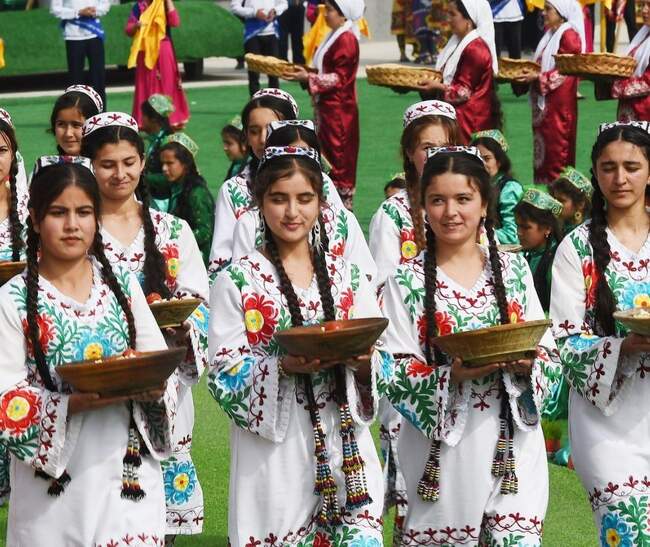 جشن نوروز در تاجیکستان با حضور رئیس جمهور این کشور برگزار شد