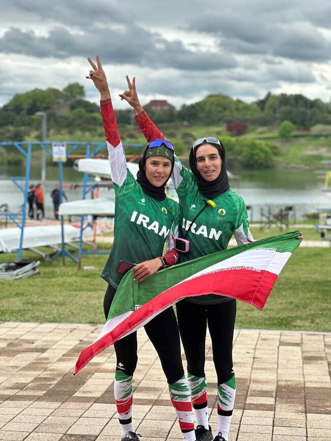درخشش قایقرانان کشورمان در راه کسب سهمیه المپیک پاریس + تصاویر