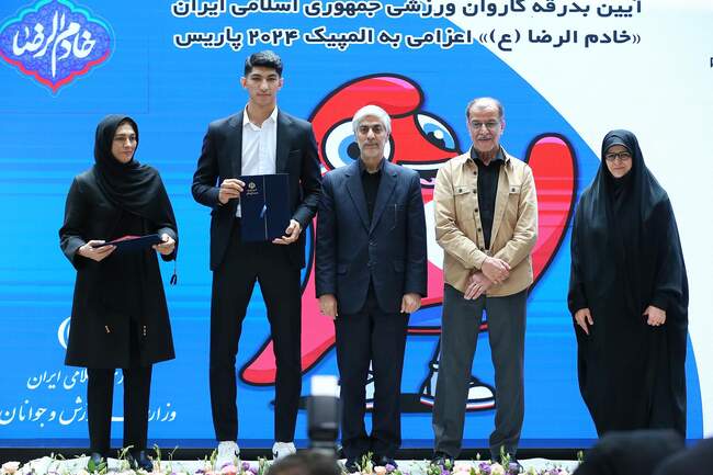 کاروان ورزشی ایران به المپیک ۲۰۲۴ پاریس بدرقه شدند