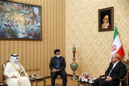 قالیباف: همکاری‌های مشترک اقتصادی ایران و قطر ارتقاء یابد