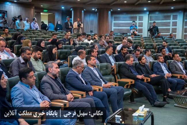 حضور پرتعداد خبرنگاران آذربایجان‌غربی در نشست خبری والیبال قهرمانی