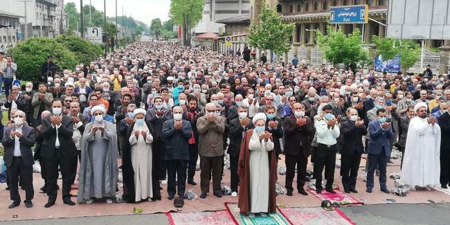 تصاویر | برگزاری نماز عید فطر ۱۴۰۱ در شهرهای مختلف ایران