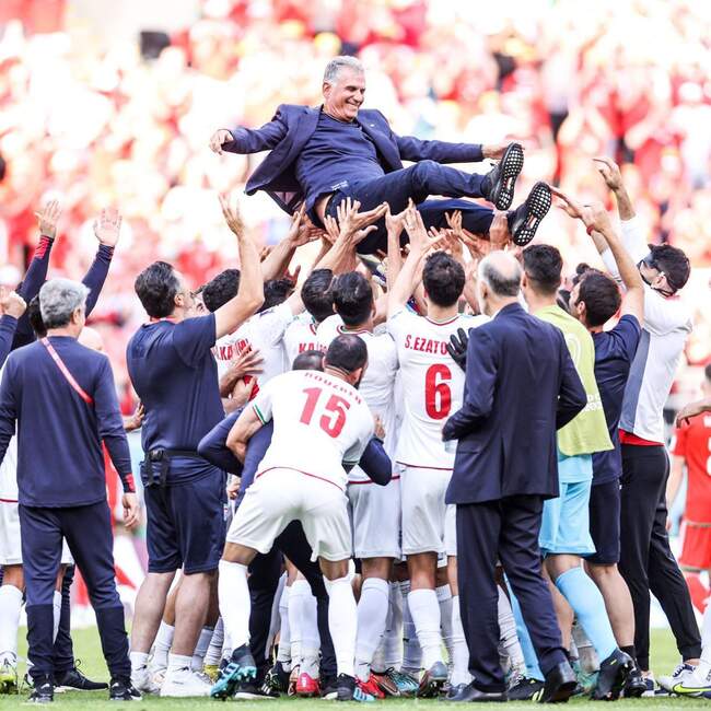 جام جهانی: بازی ایران و ولز از دید لنز دوربین‌ها