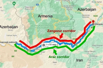 «کریدور زنگزور»، مسیر ترامپ شد! / توافق جمهوری آذربایجان و ارمنستان برای واگذاری ۹۹ ساله یک راه مهم به آمریکا!