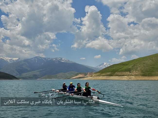 ششمین اردوی تیم ملی روئینگ بانوان در حال برگزاریست / تصاویر