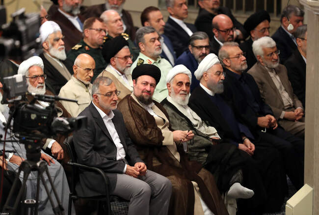 مراسم تنفیذ حکم مسعود پزشکیان به عنوان رئیس جمهور توسط رهبر معظم انق�