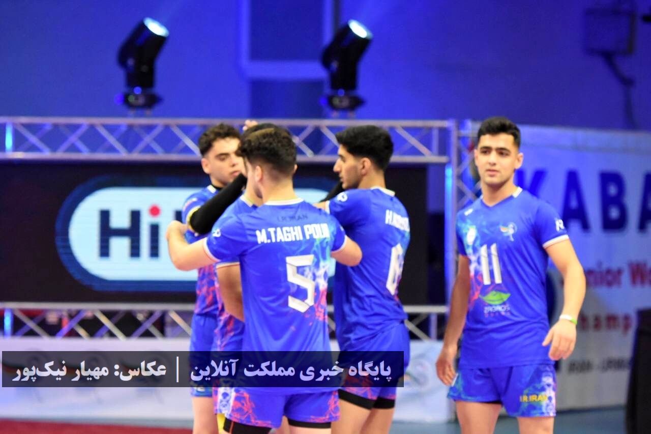 برد تیم ملی کبدی ایران مقابل اوگاندا در مسابقات قهرمانی جوانان جهان / تصاویر