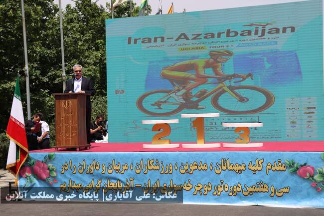 مرحله نخست سی و هفتمین دوره تور دوچرخه سواری ایران آذربایجان از نگاه 