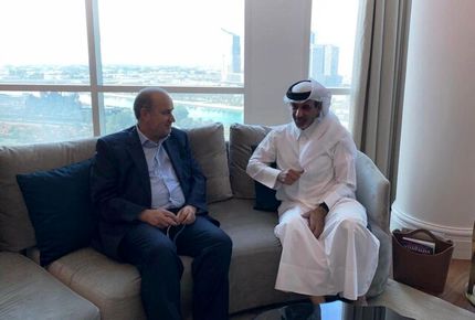 دیدار تاج و با رییس فدراسیون فوتبال قطر