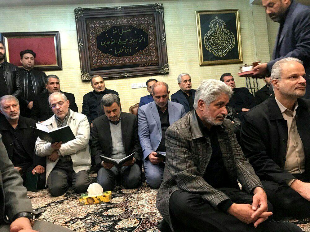 احمدی‌نژاد منزل شهید سلیمانی