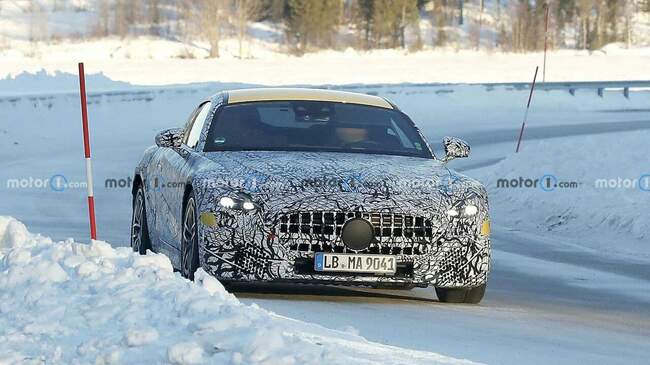 تصویر جاسوسی از مرسدس بنز AMG GT لو رفت