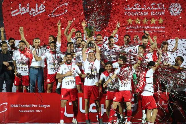تصاویر | جشن پنجمین قهرمانی متوالی پرسپولیس در لیگ برتر