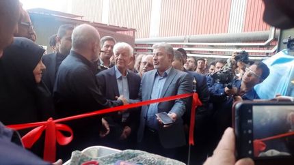 افتتاح کارخانه کنسانتره سنگ آهن سادات سیریز در شهرستان زرند