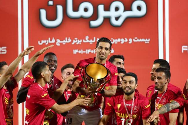 بازی پرسپولیس و نساجی و جشن قهرمانی سرخپوشان / تصاویر