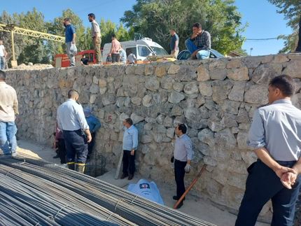 جان باختن یک کارگر ساختمانی بر اثر گودبرداری غیر اصولی در شهرک نیاوران بروجرد