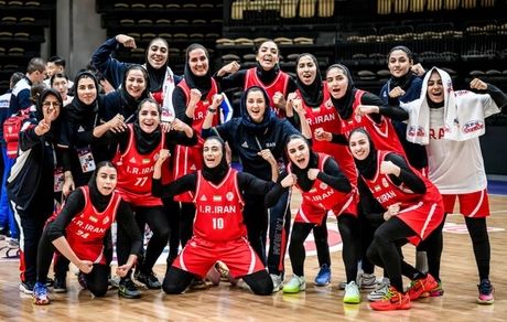 برد تیم ملی بسکابل زنان ایران مقابل مغولستان در کاپ آسیا