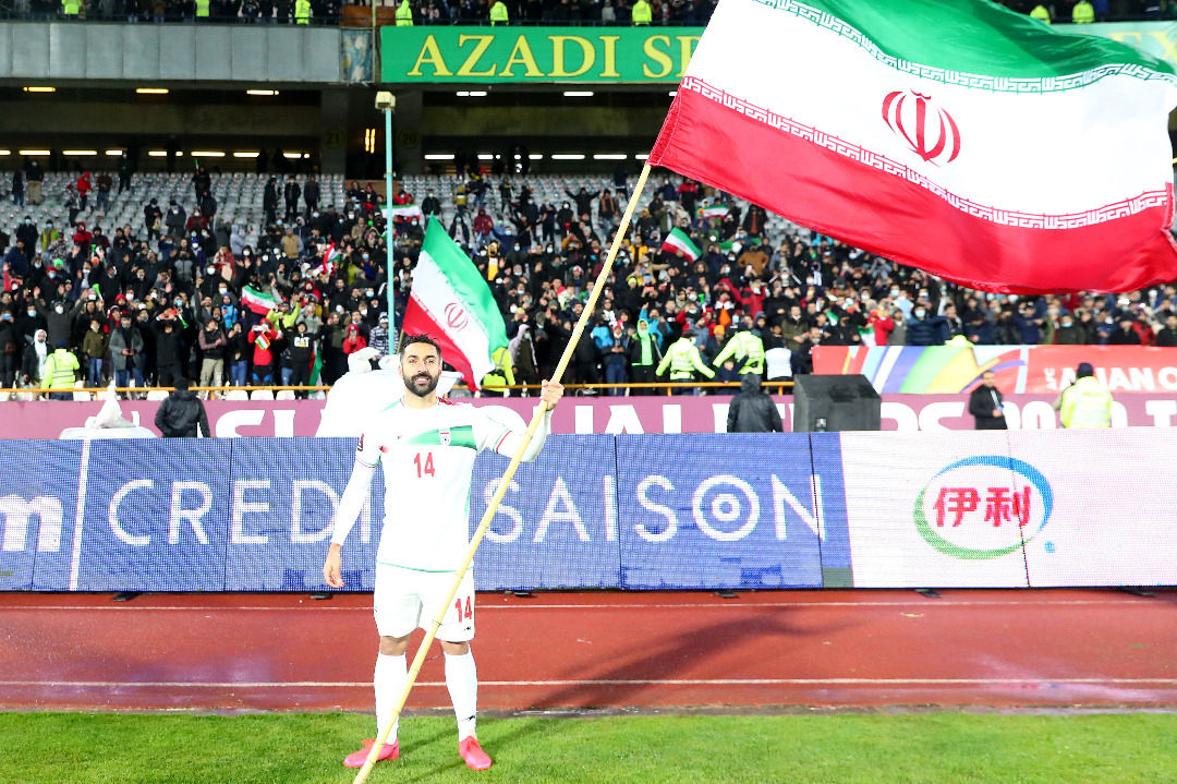 شادی ملی‌پوشان بعد از پایان بازی با عراق و صعود به جام جهانی