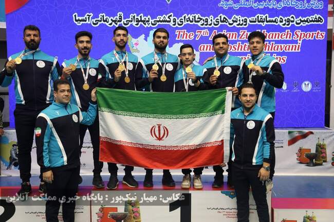 هفتمین دوره مسابقات آسیایی ورزش های زورخانه ای و کشتی پهلوانی از لنز 