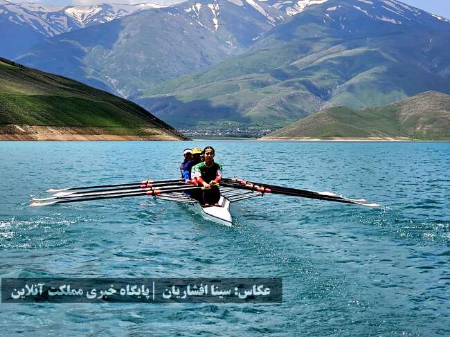 ششمین اردوی تیم ملی روئینگ بانوان در حال برگزاریست / تصاویر