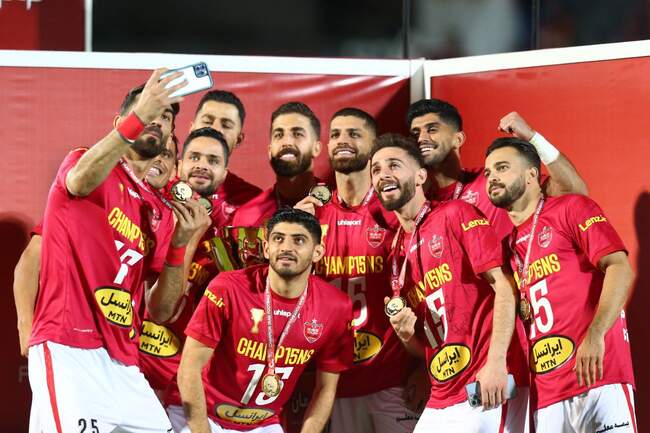 بازی پرسپولیس و نساجی و جشن قهرمانی سرخپوشان / تصاویر