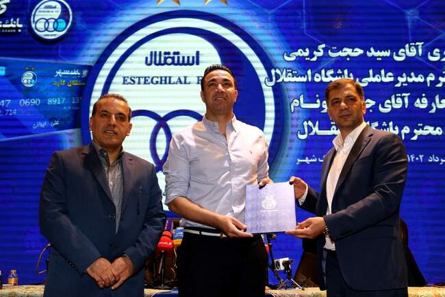 قرارداد جواد نکونام به عنوان سرمربی جدید استقلال امضا شد