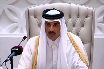 پیام تسلیت امیر قطر به ایران درخصوص حادثه انفجار بندر شهیدرجایی