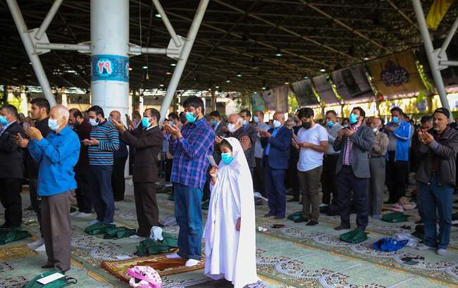تصاویر | برگزاری نماز عید فطر ۱۴۰۱ در شهرهای مختلف ایران