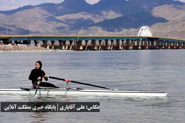 جشنواره فرهنگی، ورزشی و تفریحی دریاچه ارومیه با استقبال ۱۵ کیلومتری 