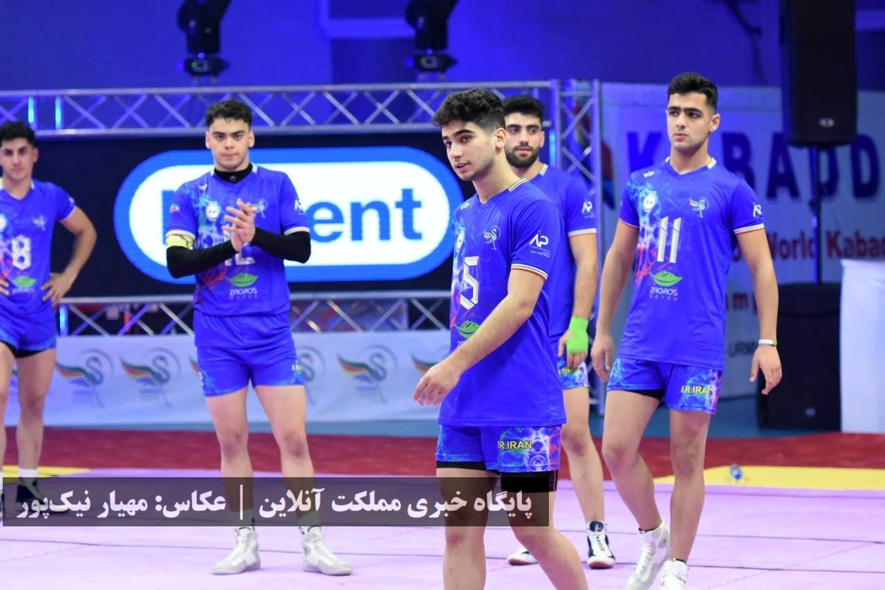 برد تیم ملی کبدی ایران مقابل اوگاندا در مسابقات قهرمانی جوانان جهان / تصاویر