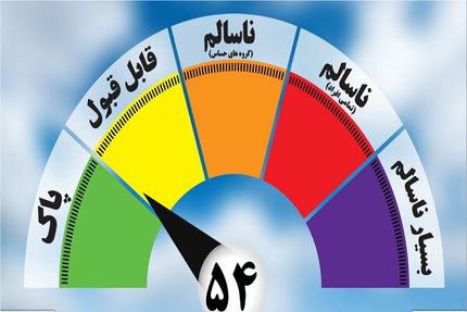 هوای پایتخت «قابل قبول» شد
