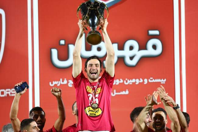 بازی پرسپولیس و نساجی و جشن قهرمانی سرخپوشان / تصاویر