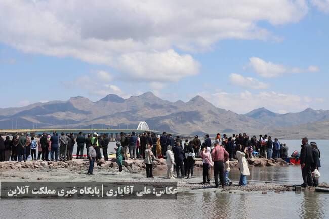جشنواره فرهنگی، ورزشی و تفریحی دریاچه ارومیه با استقبال ۱۵ کیلومتری 