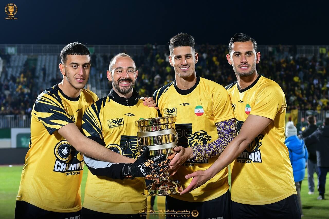 سپاهان برنده بازی سوپرجام مقابل پرسپولیس شد / تصاویر