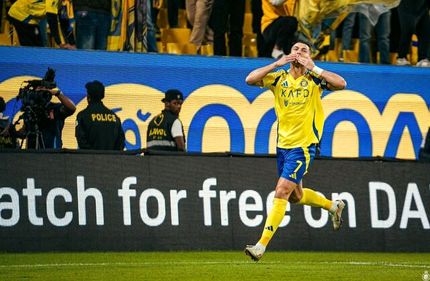 برد النصر با دبل رونالدو