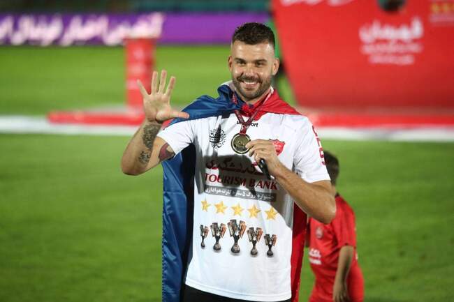 تصاویر | جشن پنجمین قهرمانی متوالی پرسپولیس در لیگ برتر