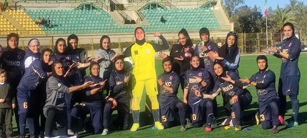 برد پرگل خاتون بم در لیگ برتر فوتبال زنان