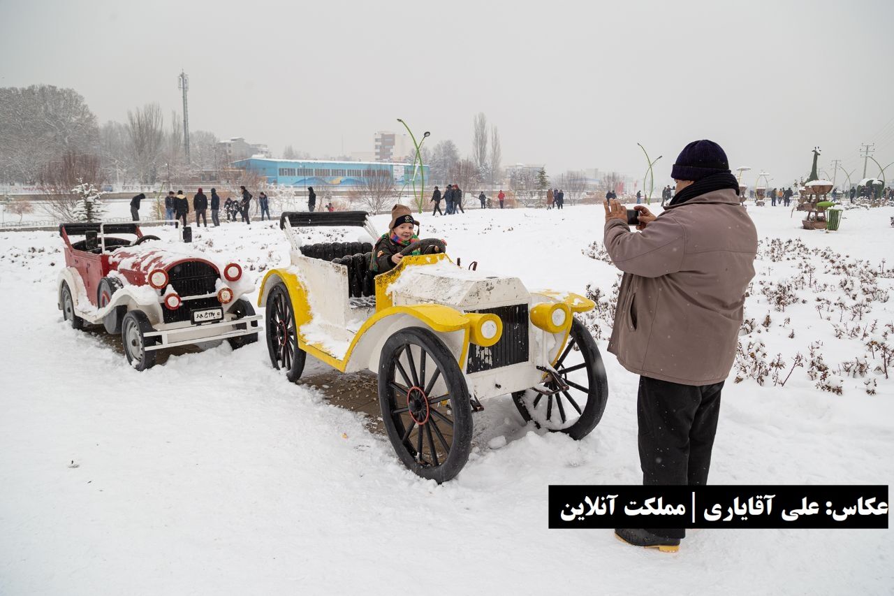 نیمه نخست زمستان ارومیه گذشت / برف و بافت تاریخی شهر در کنار بافت جدید