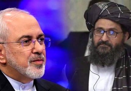 دیدار ظریف با هیات طالبان