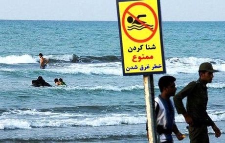 ممنوعیت شنا در دریای خزر در روز یک مرداد