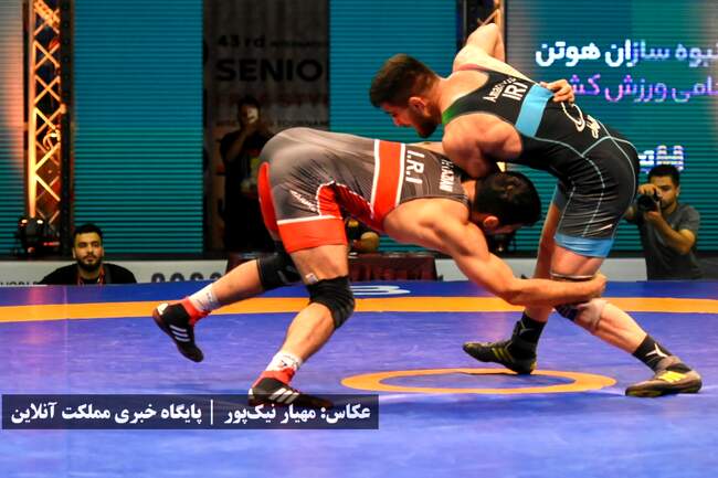 کشتی آزاد جام تختی در ارومیه از لنز دوربین