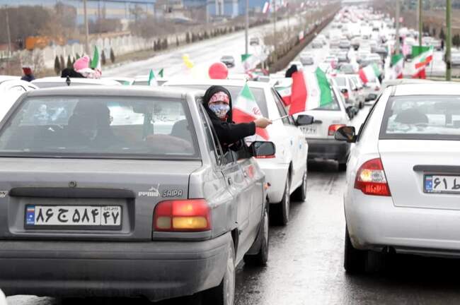 مراسم راهپیمایی ٢٢ بهمن در نقاط مختلف کشور