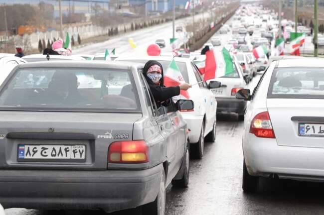 مراسم راهپیمایی ٢٢ بهمن در نقاط مختلف کشور