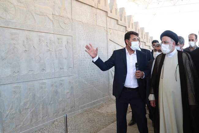 سفر استانی حجت‌الاسلام رئیسی به استان فارس از دید دوربین
