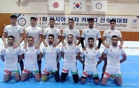 تیم ملی کبدی، قهرمانی آسیا را با برد آغاز کرد