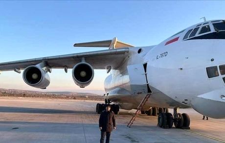 هواپیمای حامل تجهیزات بیمارستان صحرایی ایران به ترکیه رسید