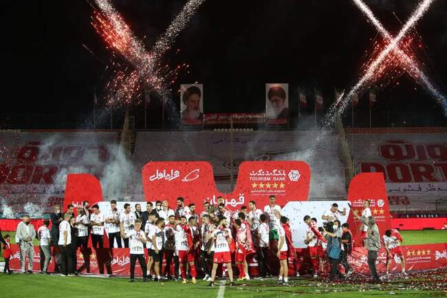 تصاویر | جشن پنجمین قهرمانی متوالی پرسپولیس در لیگ برتر