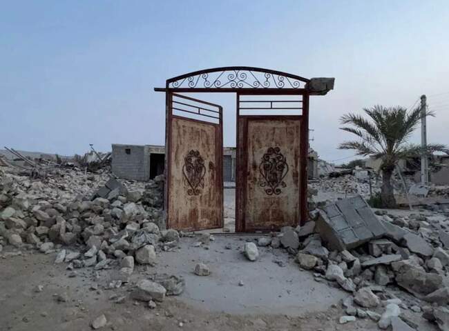 تصاویر زلزله نسبتا شدید استان هرمزگان