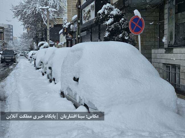 برف، ارومیه را سفیدپوش کرد + تصاویر