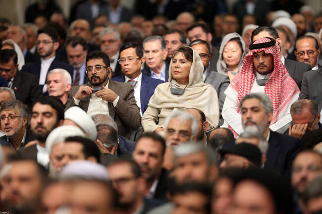 مراسم تنفیذ حکم مسعود پزشکیان به عنوان رئیس جمهور توسط رهبر معظم انق�